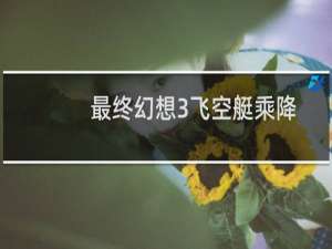 最终幻想3飞空艇乘降