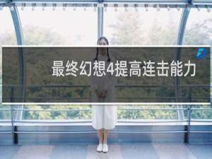 最终幻想4提高连击能力