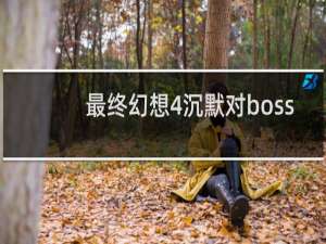 最终幻想4沉默对boss