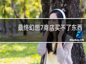 最终幻想7商店买不了东西