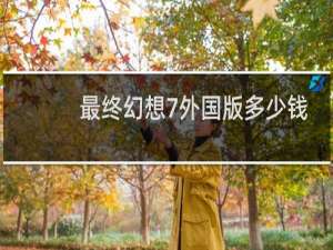 最终幻想7外国版多少钱