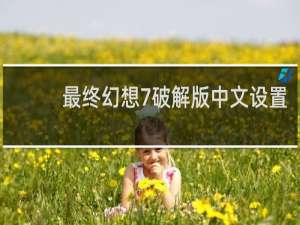 最终幻想7破解版中文设置