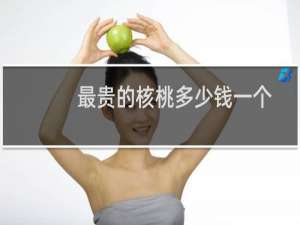 最贵的核桃多少钱一个