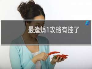 最逵蜗1攻略有挂了