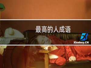 最高的人成语