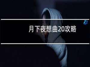 月下夜想曲 攻略