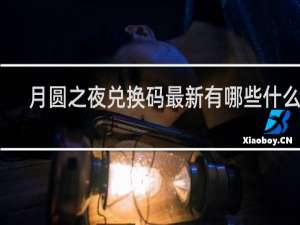 月圆之夜兑换码最新有哪些什么梗