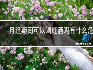 月经期间可以喝红酒吗有什么危害