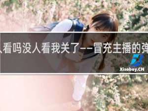 有人看吗没人看我关了——冒充主播的弹幕什么梗