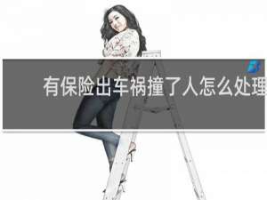 有保险出车祸撞了人怎么处理