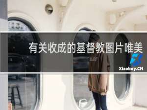 有关收成的基督教图片唯美