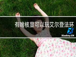 有啥核显可以玩艾尔登法环