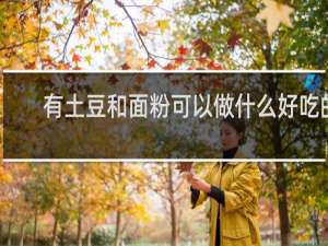 有土豆和面粉可以做什么好吃的