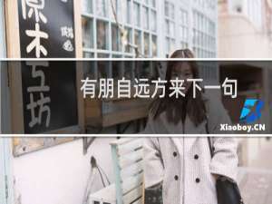 有朋自远方来下一句