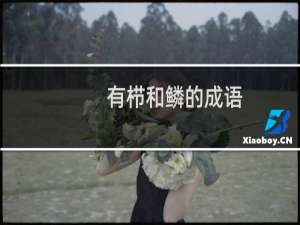 有栉和鳞的成语
