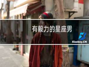 有毅力的星座男
