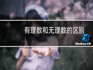 有理数和无理数的区别是什么（有理数和无理数的区别有什么）