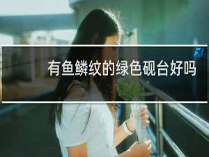 有鱼鳞纹的绿色砚台好吗