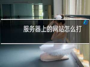 服务器上的网站怎么打不开了