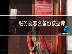 服务器怎么备份数据库