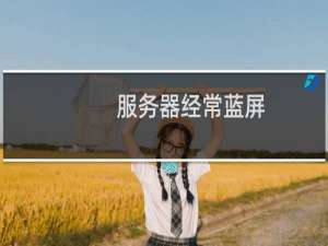 服务器经常蓝屏，申请重新换一台服务器