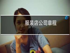 服装店公司章程