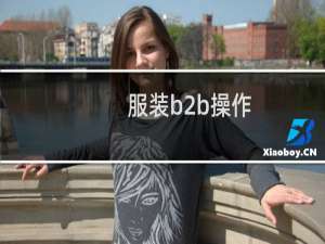 服装b2b操作