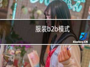 服装b2b模式