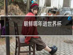 朝鲜哪年进世界杯