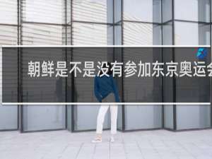 朝鲜是不是没有参加东京奥运会