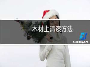 木材上清漆方法