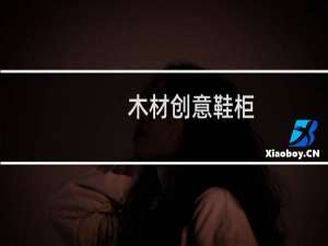 木材创意鞋柜