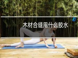 木材合缝用什么胶水