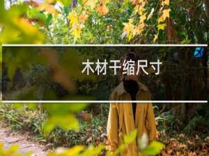 木材干缩尺寸