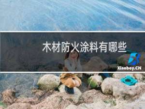 木材防火涂料有哪些