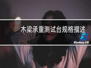 木梁承重测试台规格描述