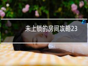 未上锁的房间攻略23