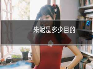 朱泥是多少目的