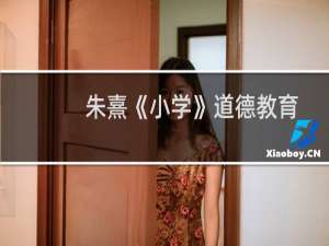 朱熹《小学》道德教育理论研究(关于朱熹《小学》道德教育理论研究的简介)