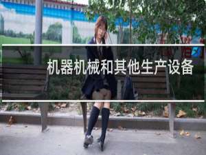 机器机械和其他生产设备有些什么