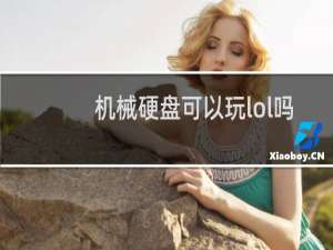机械硬盘可以玩lol吗