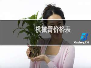 机械臂价格表