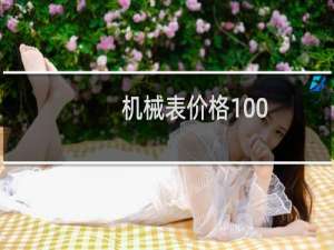 机械表价格100