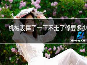 机械表摔了一下不走了修要多少钱