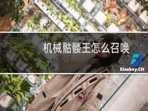 机械骷髅王怎么召唤