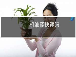 机油能快递吗