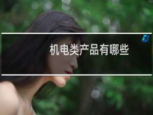 机电类产品有哪些