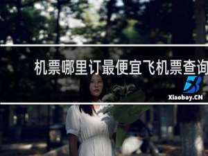 机票哪里订最便宜飞机票查询