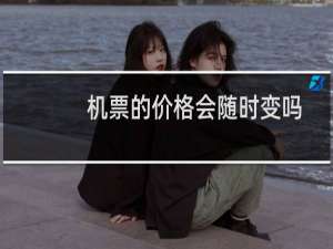 机票的价格会随时变吗