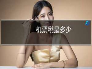 机票税是多少